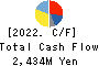 Daiki Axis Co.,Ltd. Cash Flow Statement 2022年12月期