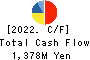 KANAME KOGYO CO.,LTD. Cash Flow Statement 2022年Mar期 KANAME KOGYO CO.,LTD. Cash Flow Statement 2022年3月期
