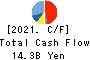 NIHON KOHDEN CORPORATION Cash Flow Statement 2021年Mar期 NIHON KOHDEN CORPORATION Cash Flow Statement 2021年3月期