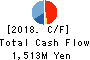 TDC SOFT Inc. Cash Flow Statement 2018年Mar期 TDC SOFT Inc. Cash Flow Statement 2018年3月期