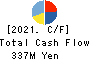 ArkCore,Inc. Cash Flow Statement 2021年Feb期 ArkCore,Inc. Cash Flow Statement 2021年2月期