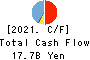 TOYO ENGINEERING CORPORATION Cash Flow Statement 2021年Mar期 TOYO ENGINEERING CORPORATION Cash Flow Statement 2021年3月期