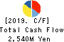 IWAKI CO.,LTD. Cash Flow Statement 2019年3月期