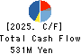 TAKASE CORPORATION Cash Flow Statement 2025年3月期