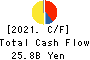 SAIBU GAS HOLDINGS CO.,LTD. Cash Flow Statement 2021年Mar期 SAIBU GAS HOLDINGS CO.,LTD. Cash Flow Statement 2021年3月期