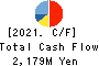 NISHIKAWA KEISOKU Co.,Ltd. Cash Flow Statement 2021年Jun期 NISHIKAWA KEISOKU Co.,Ltd. Cash Flow Statement 2021年6月期