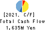 Tokyo Kisen Co.,Ltd. Cash Flow Statement 2021年3月期