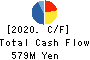 NICHIRYOKU CO.,LTD. Cash Flow Statement 2020年3月期