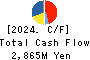 TOYO WHARF & WAREHOUSE CO.,LTD. Cash Flow Statement 2024年3月期
