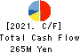 Human Technologies,Inc. Cash Flow Statement 2021年3月期