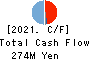TeamSpirit Inc. Cash Flow Statement 2021年8月期