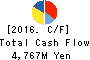 DAIHATSU DIESEL MFG.CO.,LTD. Cash Flow Statement 2016年Mar期 DAIHATSU DIESEL MFG.CO.,LTD. Cash Flow Statement 2016年3月期