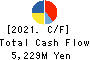 RIKEN KEIKI CO.,LTD. Cash Flow Statement 2021年Mar期 RIKEN KEIKI CO.,LTD. Cash Flow Statement 2021年3月期