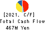 IRRC Corporation Cash Flow Statement 2021年Jun期 IRRC Corporation Cash Flow Statement 2021年6月期