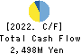 OIZUMI Corporation Cash Flow Statement 2022年3月期
