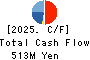 BANNERS CO.,LTD. Cash Flow Statement 2025年Mar期 BANNERS CO.,LTD. Cash Flow Statement 2025年3月期