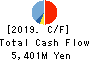 TSUBAKIMOTO KOGYO CO.,LTD. Cash Flow Statement 2019年Mar期 TSUBAKIMOTO KOGYO CO.,LTD. Cash Flow Statement 2019年3月期