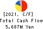 YAMAZAWA CO.,LTD. Cash Flow Statement 2021年2月期