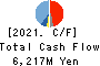 Nomura Micro Science Co., Ltd. Cash Flow Statement 2021年Mar期 Nomura Micro Science Co., Ltd. Cash Flow Statement 2021年3月期