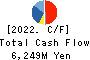 The Shibusawa Warehouse Co.,Ltd. Cash Flow Statement 2022年3月期