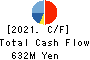 MITSUBOSHI CO.,LTD. Cash Flow Statement 2021年3月期