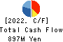 YAMASHINA CORPORATION Cash Flow Statement 2022年3月期