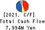 Chugoku Marine Paints, Ltd. Cash Flow Statement 2021年Mar期 Chugoku Marine Paints, Ltd. Cash Flow Statement 2021年3月期
