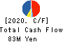Fusion Co.,Ltd. Cash Flow Statement 2020年2月期