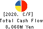 TOTETSU KOGYO CO.,LTD. Cash Flow Statement 2020年3月期