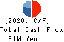 J ESCOM HOLDINGS,INC. Cash Flow Statement 2020年Mar期 J ESCOM HOLDINGS,INC. Cash Flow Statement 2020年3月期
