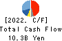 KOMORI CORPORATION Cash Flow Statement 2022年3月期