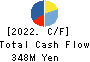 ITO YOGYO CO.,LTD. Cash Flow Statement 2022年3月期