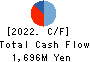 YAMANO HOLDINGS CORPORATION Cash Flow Statement 2022年3月期