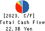 KI-STAR REAL ESTATE CO.,LTD Cash Flow Statement 2023年3月期
