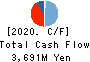 HIRANO TECSEED Co.,Ltd. Cash Flow Statement 2020年3月期
