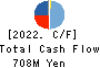 MITSUBOSHI CO.,LTD. Cash Flow Statement 2022年3月期