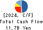 METAWATER Co.,Ltd. Cash Flow Statement 2024年Mar期 METAWATER Co.,Ltd. Cash Flow Statement 2024年3月期