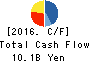 Hoosiers Holdings Cash Flow Statement 2016年Mar期 Hoosiers Holdings Cash Flow Statement 2016年3月期