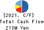 Convano Inc. Cash Flow Statement 2021年Mar期 Convano Inc. Cash Flow Statement 2021年3月期