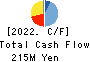 Fuva Brain Limited Cash Flow Statement 2022年3月期