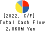KOGI CORPORATION Cash Flow Statement 2022年3月期