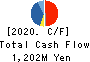 Linical Co.,Ltd. Cash Flow Statement 2020年3月期