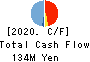 Sockets Inc. Cash Flow Statement 2020年Mar期 Sockets Inc. Cash Flow Statement 2020年3月期