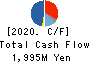 AGRO-KANESHO CO., LTD. Cash Flow Statement 2020年12月期
