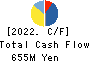 Matsuya R&D Co.,Ltd Cash Flow Statement 2022年3月期
