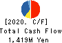 Yuki Gosei Kogyo Co.,Ltd. Cash Flow Statement 2020年3月期