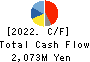Teikoku Tsushin Kogyo Co.,Ltd. Cash Flow Statement 2022年3月期