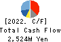 PEGASUS CO., LTD. Cash Flow Statement 2022年3月期