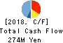 Nippon RAD Inc. Cash Flow Statement 2018年3月期