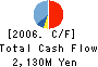 Ichitaka Co.,Ltd. Cash Flow Statement 2006年6月期